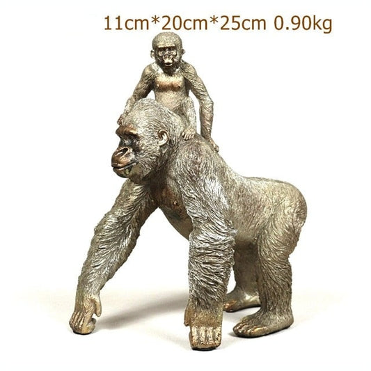 Decoratief Gorilla-standbeeld