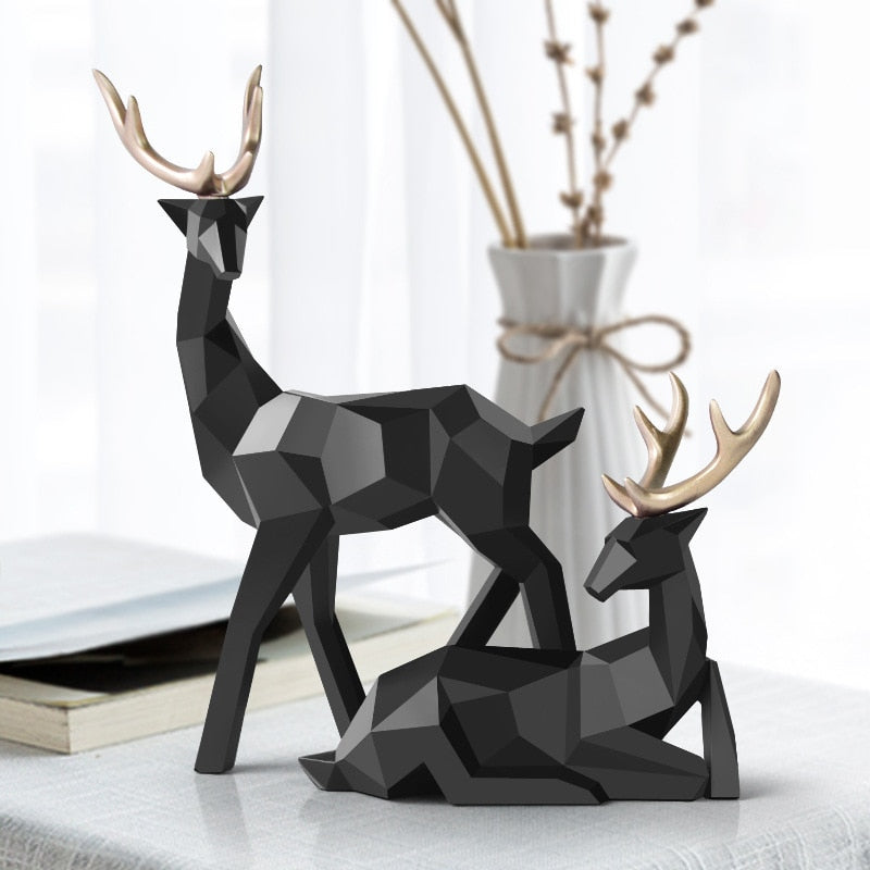 Statue Origami Cerf