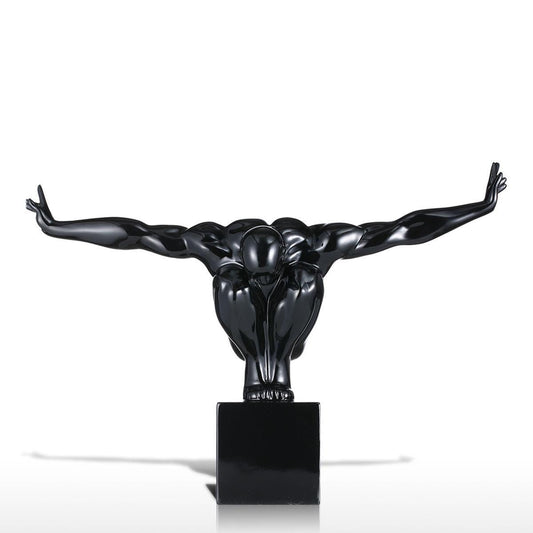 Statue Homme Noir