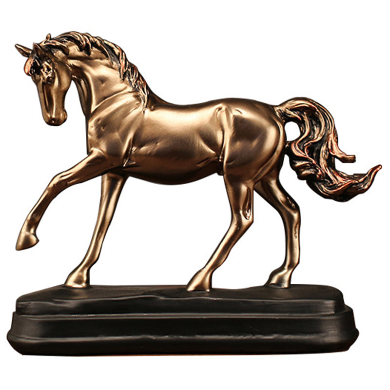 Paard metalen sculptuur